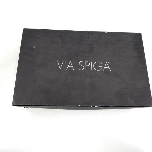 💕SALE💕Via Spiga Patten Leather Animal Print Heel - Picture 7 of 10